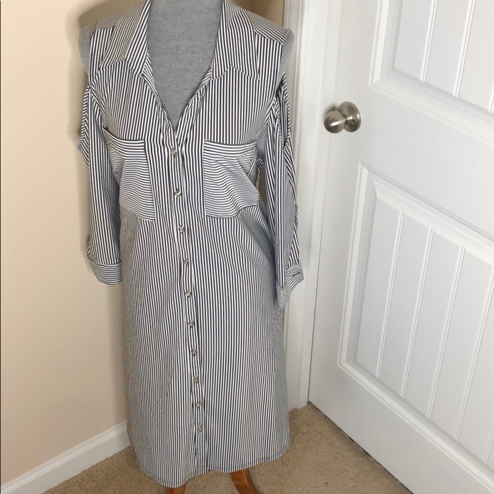 Plus Size botton up dress